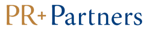 Pr + partners logo on a green background.